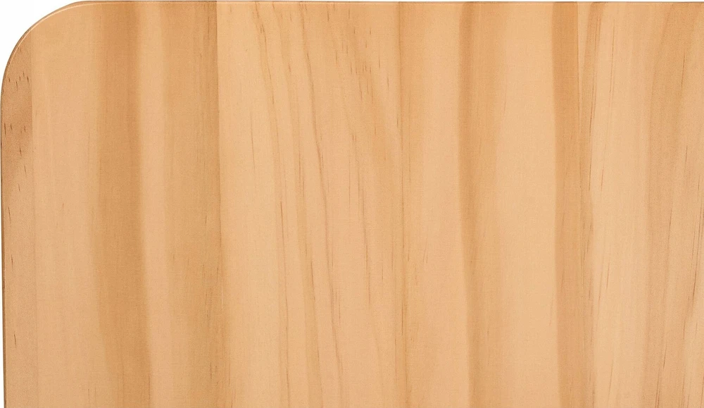 Beliani Viengulė lova BONNAC 90 x 200 cm iš pušies medienos, šviesiai ruda