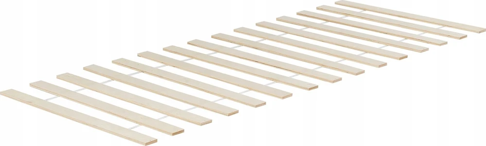 Beliani Viengulė lova BONNAC 90 x 200 cm iš pušies medienos, šviesiai ruda