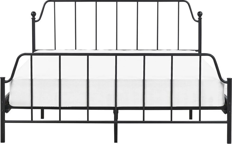 Beliani Metalinė lova MAURESSAC, 160 × 200 cm, juoda