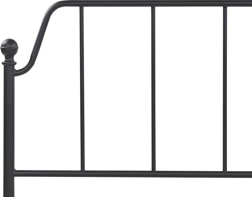 Beliani Metalinė lova MAURESSAC, 160 × 200 cm, juoda
