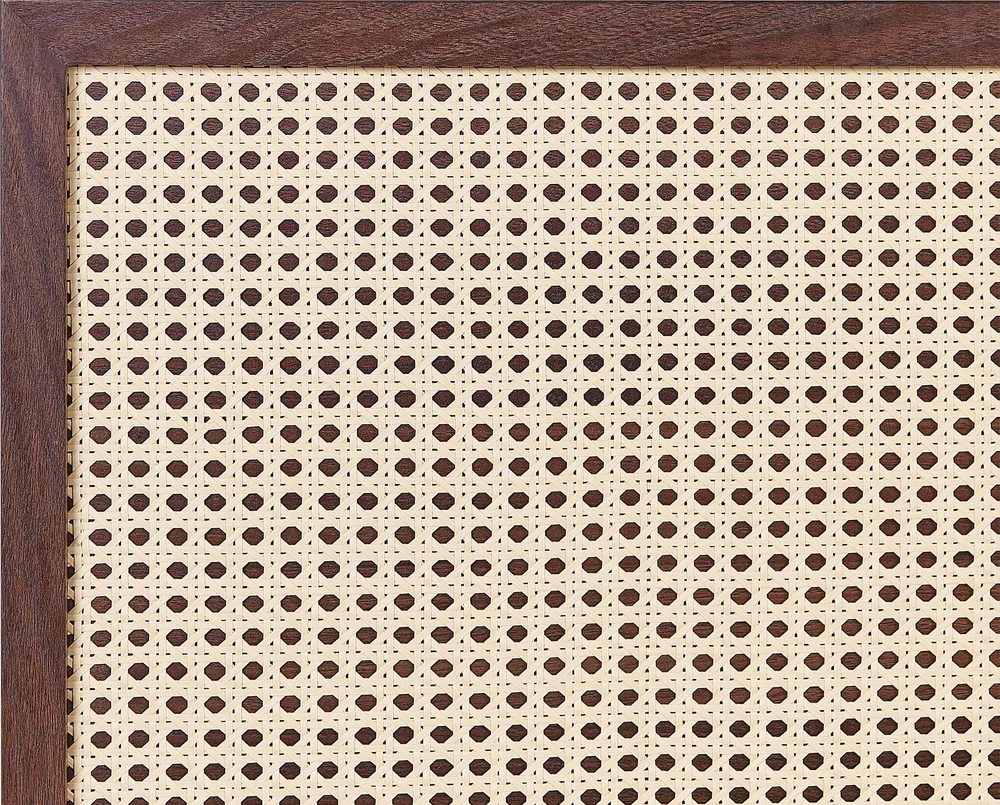 Beliani Rotango lova MONPAZIER 140 x 200 cm tamsiai ruda