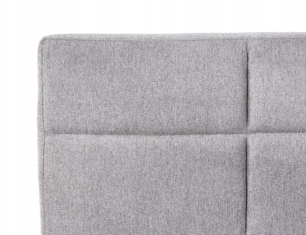 Beliani Reguliuojama lova VICEROY 80 x 200 cm šviesiai pilka
