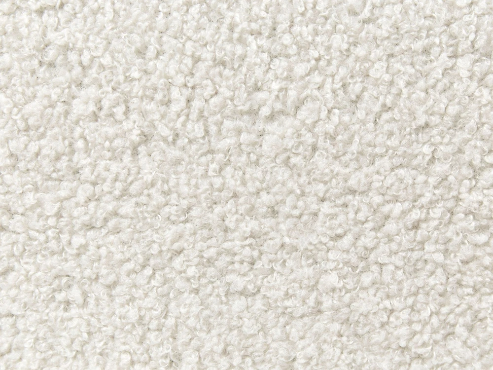 Beliani Lova su patalynės dėže be galvūgalio DINAN Boucle, kreminės spalvos, 160 x 200 cm
