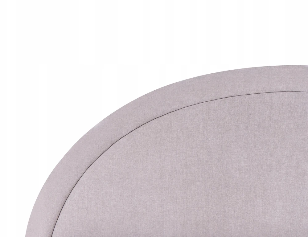 Beliani Lova su patalynės dėže MOUZON, šenilas, smėlinės ir pilkos spalvos, 180 x 200 cm