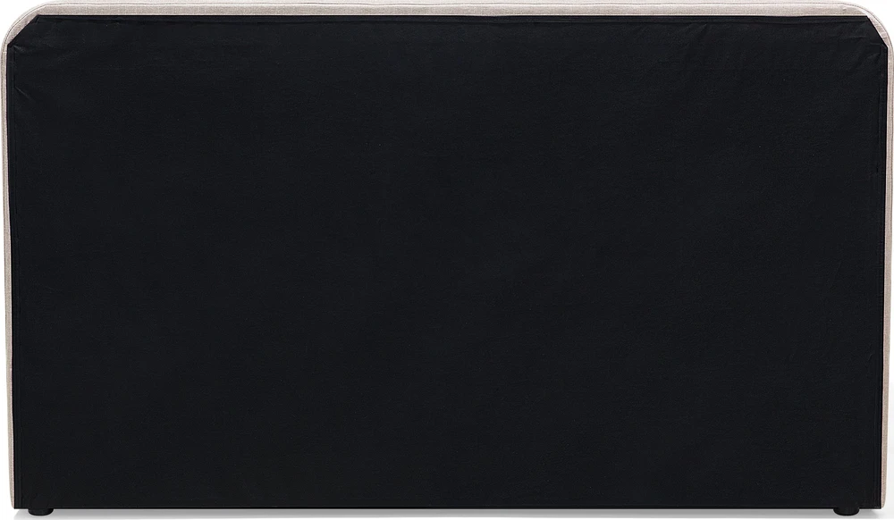 Beliani Lova su patalynės dėže RENNES smėlio spalvos 160 x 200 cm