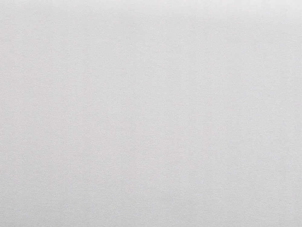 Beliani Lova su patalynės dėže BAJONNA veliūrinė, kreminė balta, 160 x 200 cm