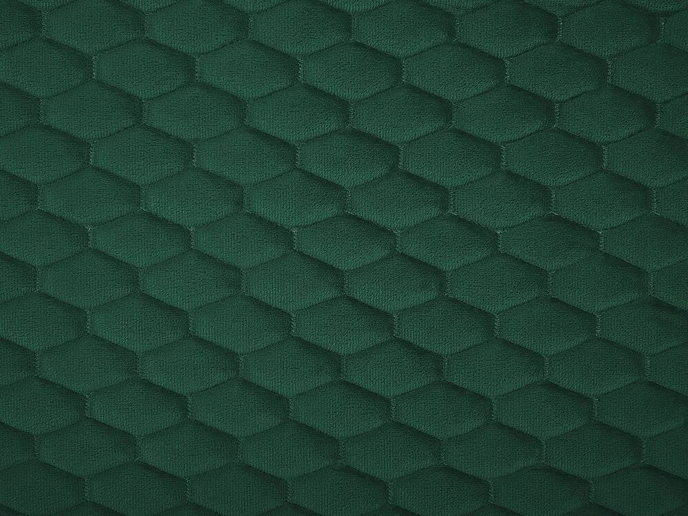 Beliani Velvetinė lova BAYONNE 160 x 200 cm tamsiai žalia