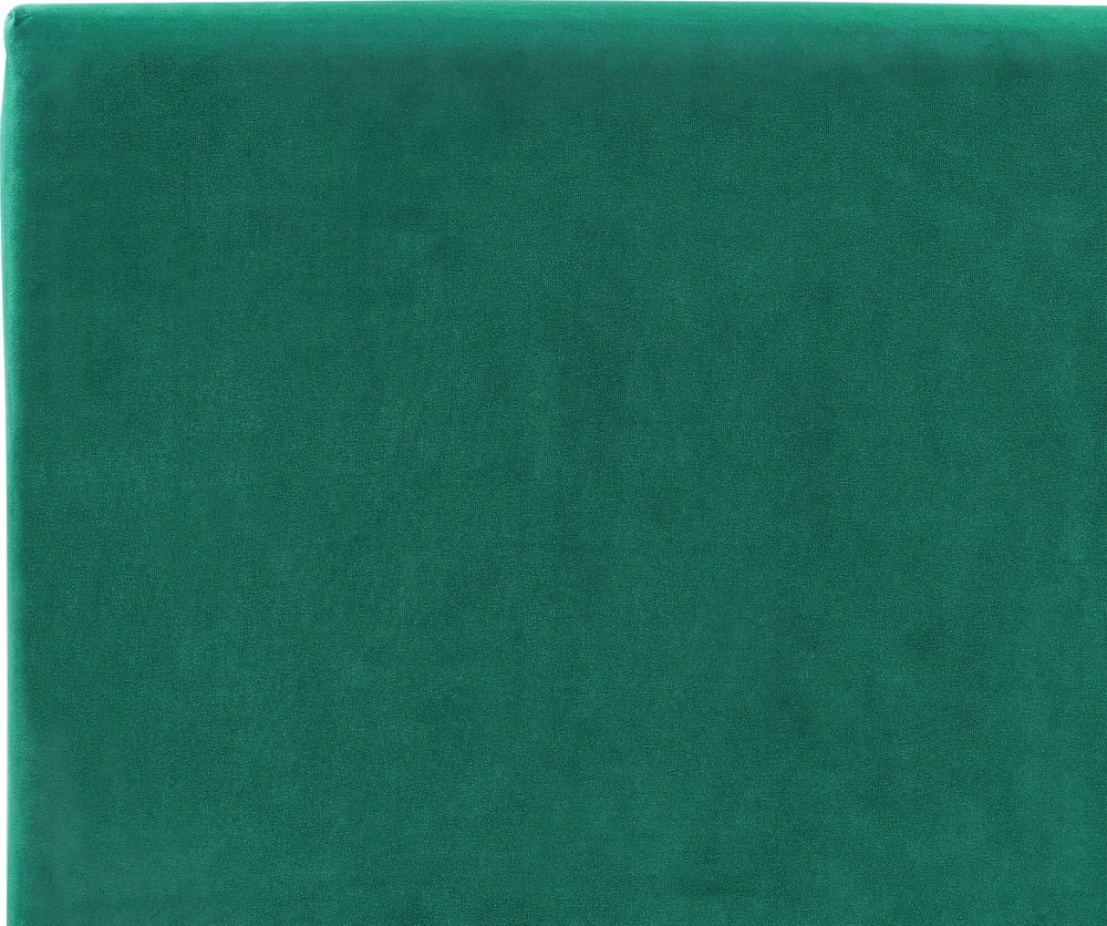 Beliani Veliūrinė lova FITOU 90 x 200 cm tamsiai žalia