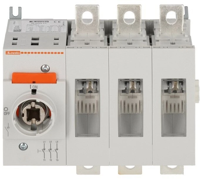 Lovato Electric Skiriamasis jungiklis 3P 250A be rankenos GL0250C1