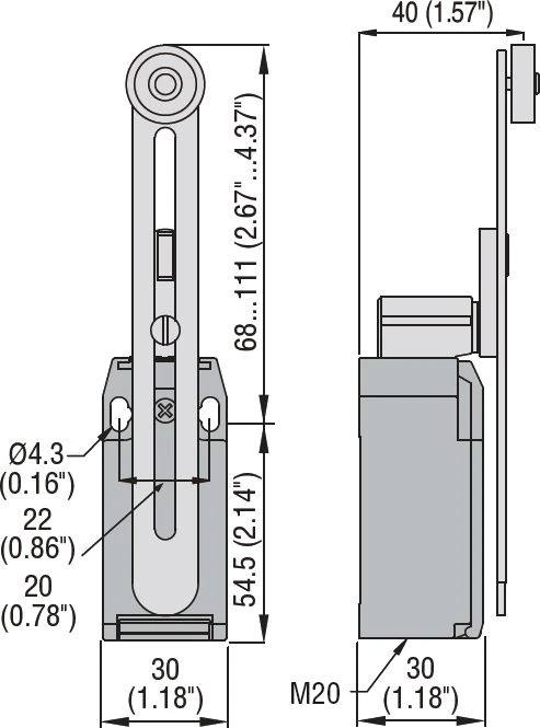 Lovato Electric Ekstremalus jungiklis 1R 1Z (KBF1S11)