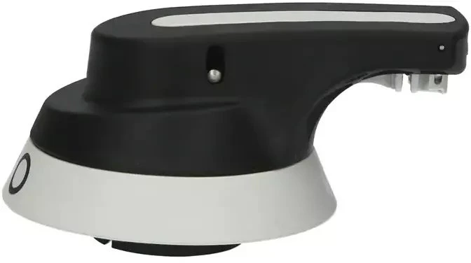 Lovato Electric Juodas rankenėlė GA... ir GE0160...0250 skyriklams, perjungimas ant spintos durelių GAX66NB