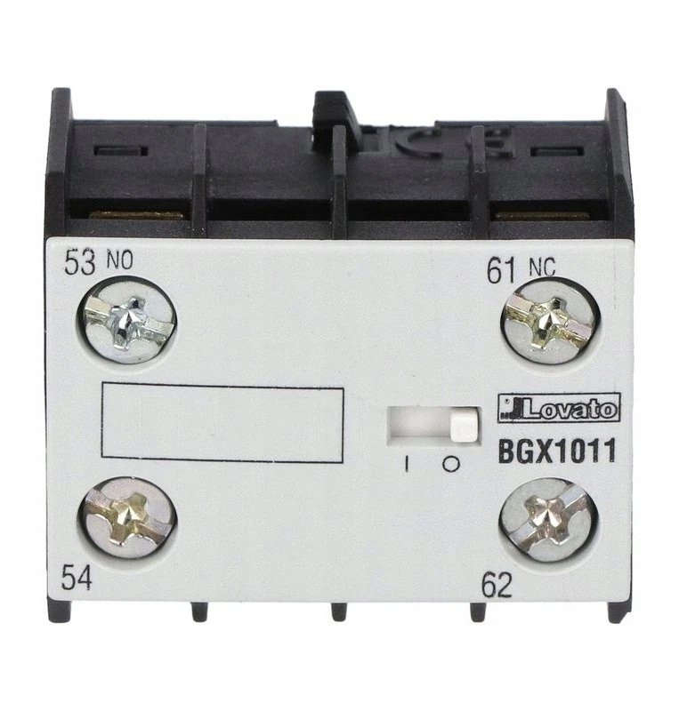 Lovato Electric Kontaktai, pagalbiniai priedai kontaktoriams, montuojamiems priekiniame paviršiuje 11BG... 11BGX1011