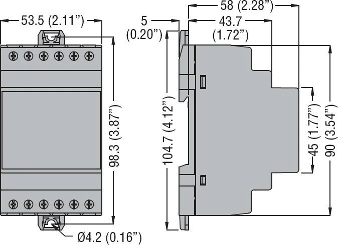 „Lovato Electric“ vienfazė dviguba maitinimo sistema 110/230V AC 50/60Hz (ATLDPS1)