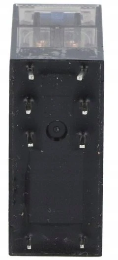 Lovato Electric Miniatiūrinė relė su LED indikatoriumi ir mechaniniu mygtuku, 24 V nuolatinės srovės valdymas, 2 kontaktai/išėjimai, 8 A, HR5XS2 lizdams