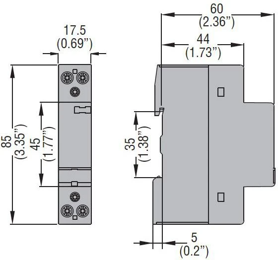 Lovato Electric Modulinė juosta 20A 2Z 0R 24V AC (CN2020024)