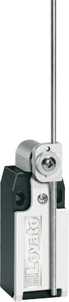 Lovato Electric LOVATO KML2S11 Svirties ribinis jungiklis su reguliuojamu strypu, metaliniu strypu, metaliniu korpusu, 1R 1Z užspaudžiamais kontaktais KML2S11