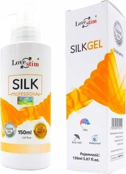 Love Stim LOVE STIM_Silk Profesionalus drėkinamasis intymus gelis, palengvinantis lytinius santykius poroms 150 ml