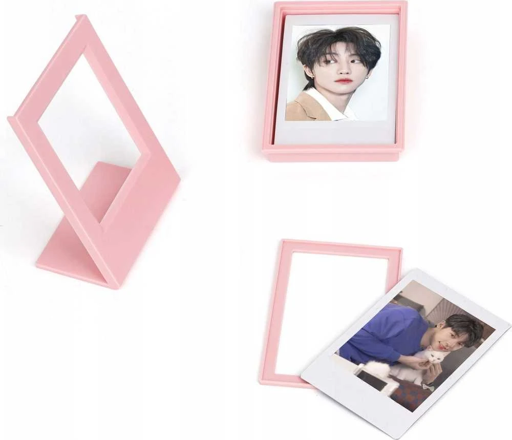 Nuotraukų rėmelis LoveInstant Frame 2x rėmelis + nuotraukų dėžutė, skirta FUJIFILM INSTAX Mini 12 11 9 8 7s 70 90 50 40 EVO LiPlay Link 2 SE / Rožinė ir mėlyna