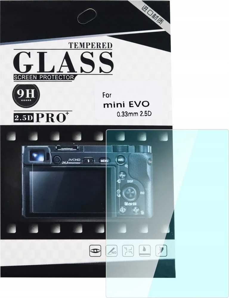 „LoveInstant“ dėklas 5 viename: dėklas + stiklas + 64 nuotraukų albumas + nuotraukų dėklas + rėmeliai, skirti „Fuji Instax Mini Evo“ / rudas