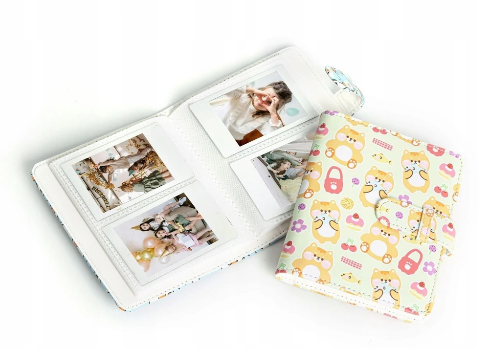 LoveInstant Album na Zdjęcia 64x do Fujifilm INSTAX Mini 99 41 12 40 11 EVO LiPlay Link / Rožinė Meškiukas - Nice