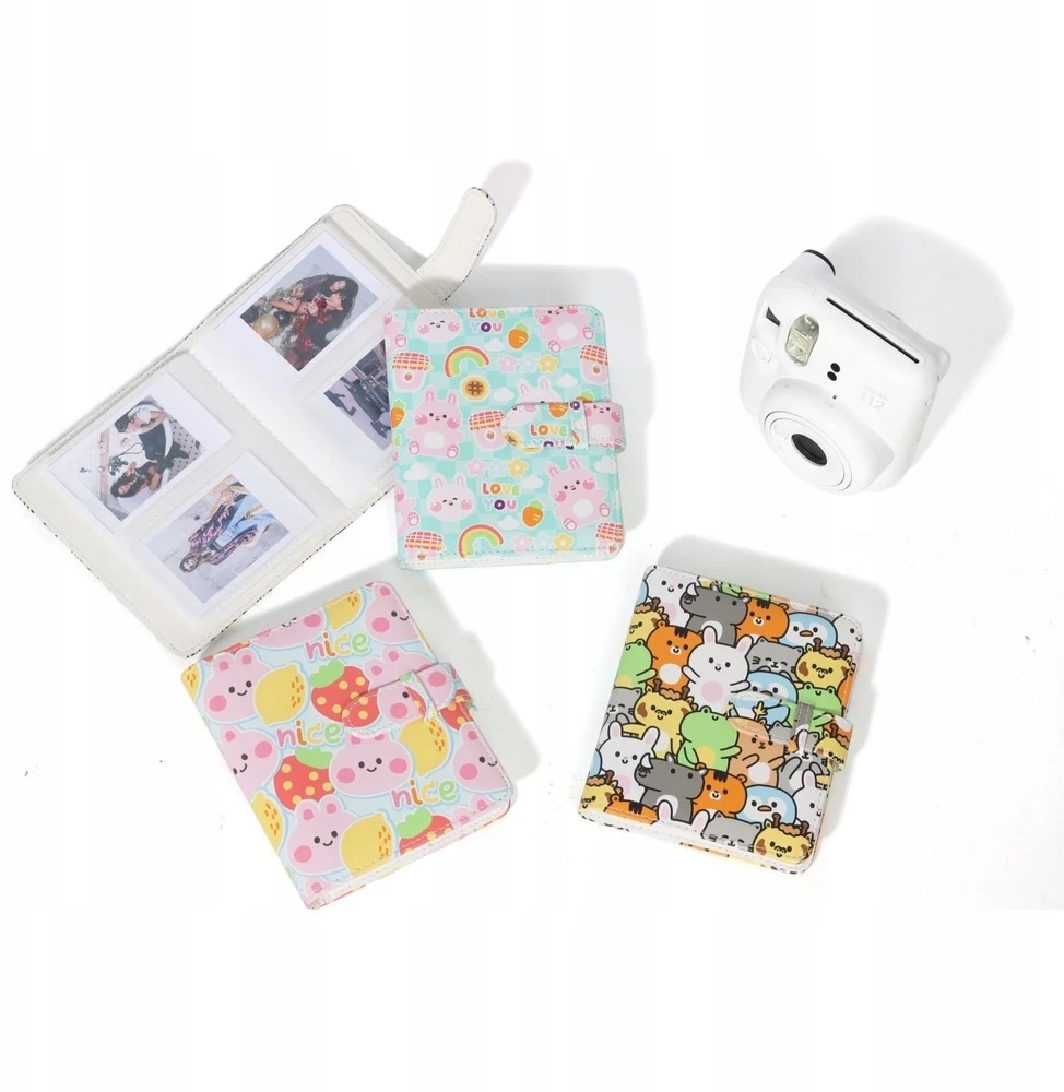 LoveInstant Album Na Zdjęcia 64x Do Fujifilm Instax Mini 99 41 12 40 11 Evo Liplay Link / Mėlyna Królik