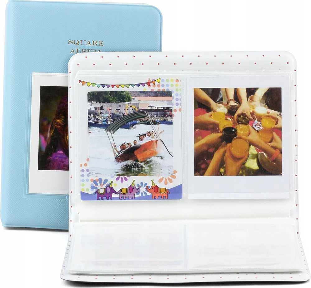 LoveInstant Albumas 64 nuotraukoms, skirtas Fujifilm Instax Square Sq1 / Sq6 / Sq10 / Sq20 – Rožinis