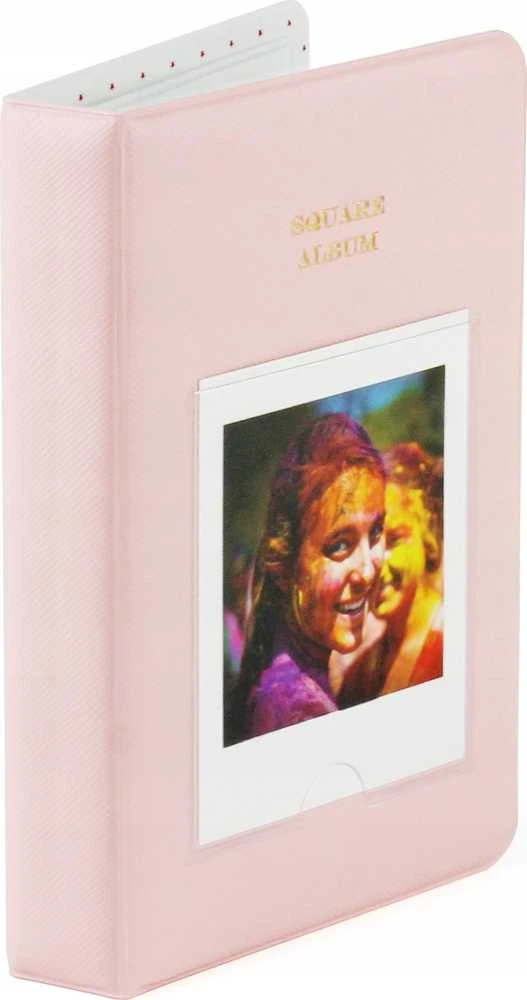 LoveInstant Albumas 64 nuotraukoms, skirtas Fujifilm Instax Square Sq1 / Sq6 / Sq10 / Sq20 – Rožinis