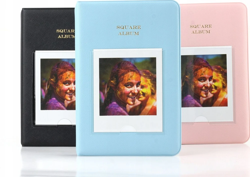 LoveInstant Albumas 64 nuotraukoms, skirtas Fujifilm INSTAX Square SQ 6 - Mėlynas