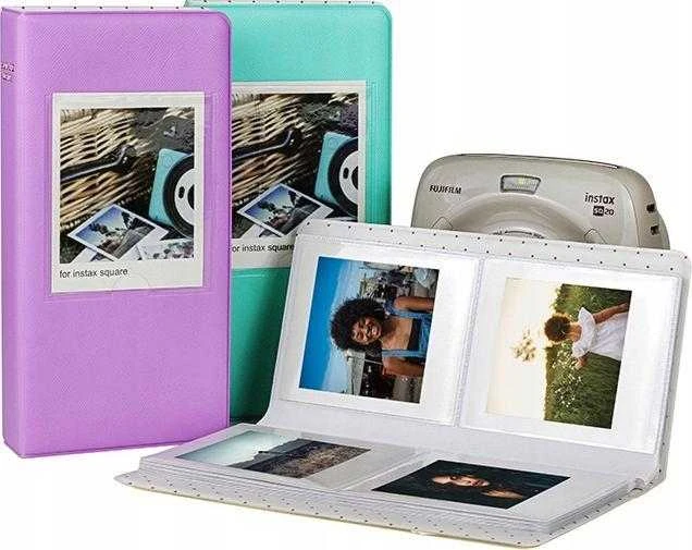 LoveInstant albumas 64 nuotraukoms skirtas Instax Square Sq1 Sq6 Sq20 - kreminė