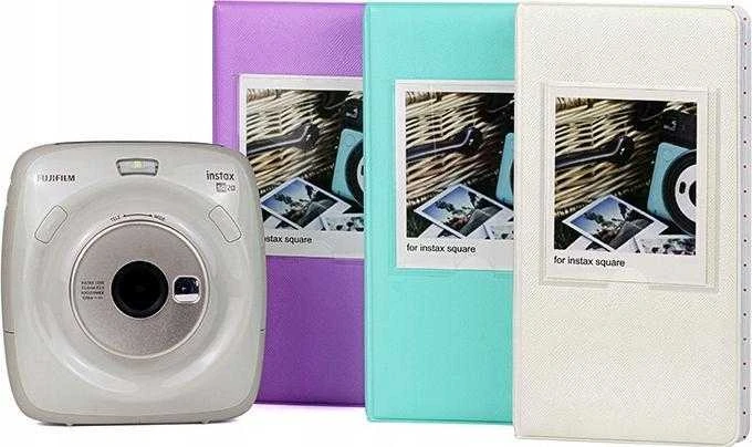 LoveInstant albumas 64 nuotraukoms skirtas Instax Square Sq1 Sq6 Sq20 - kreminė