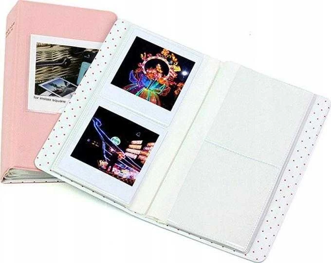 LoveInstant albumas 64 nuotraukoms skirtas Instax Square Sq1 Sq6 Sq20 - kreminė