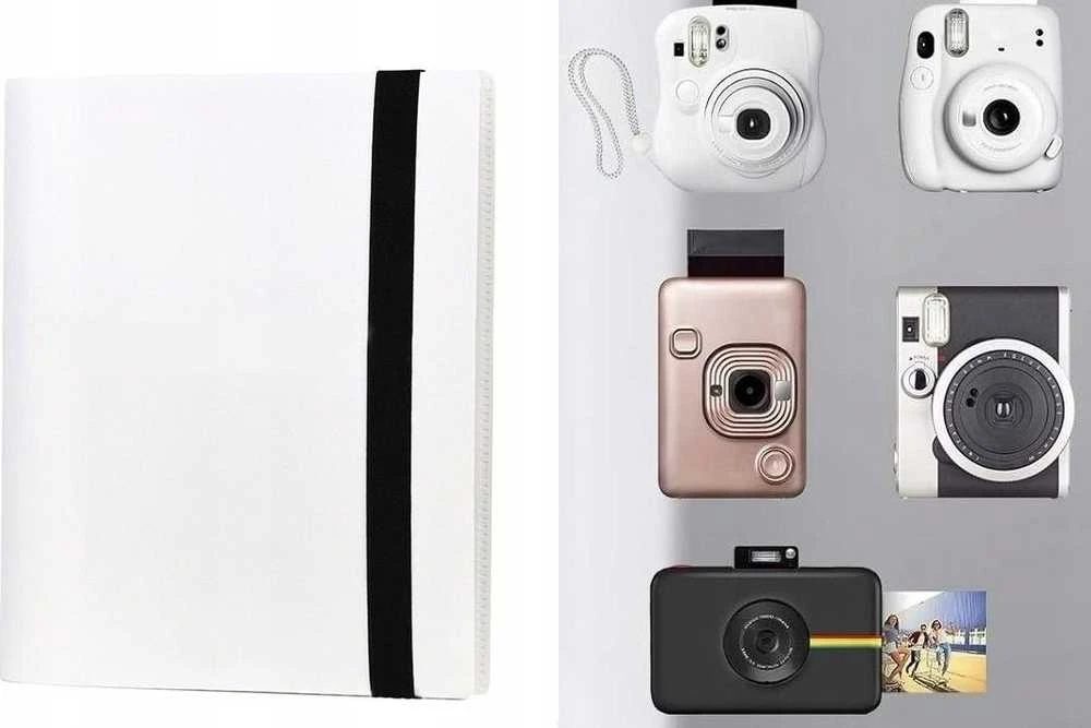 LoveInstant Albumas nuotraukai 360 Nuotraukos Fujifilm Instax mini / Xiaomi / Polaroid / Canon / HP / Kodak / Baltas