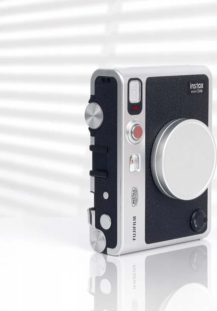 LoveInstant apsauginis lęšio dangtelis Fujifilm Fuji Instax Mini Evo / sidabrinis