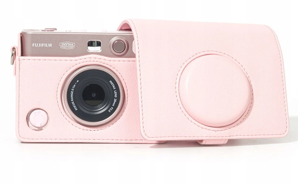 Dėklas LoveInstant Dėklas Dėklas Futerał Case Osłona Krepšys Do Fujifilm Instax Mini Evo / Rožinė / Poziomy