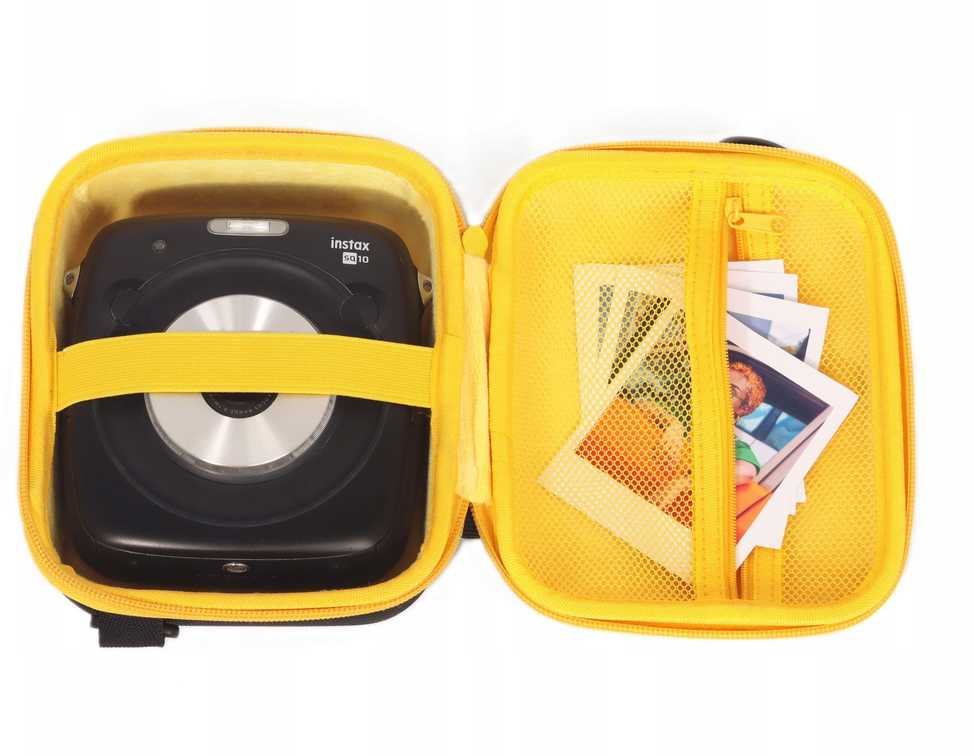 Dėklas LoveInstant Dėklas Dėklas Futerał Krepšys Do Fuji Instax Square Sq1 Sq6 Sq10 Sq20 Sq40 / Juodas