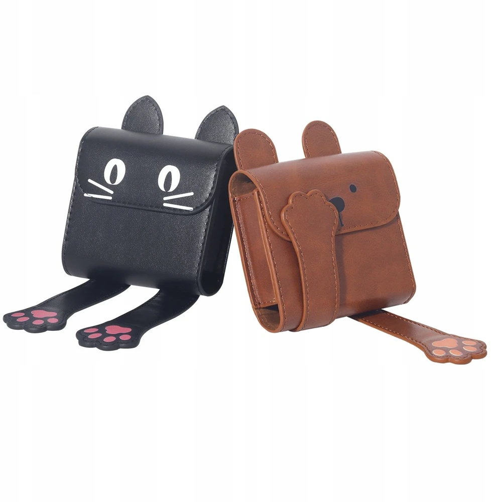 Dėklas LoveInstant Dėklas Futerał Na Zdjęcia Instax Square Mini Do Fuji Sq1 Sq6 99 41 40 12 11 / Juodas Kotek