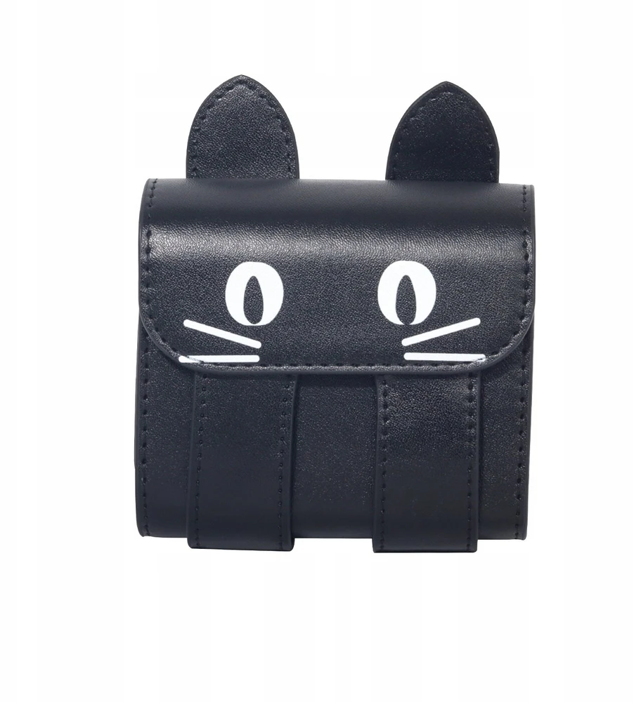 Dėklas LoveInstant Dėklas Futerał Na Zdjęcia Instax Square Mini Do Fuji Sq1 Sq6 99 41 40 12 11 / Juodas Kotek