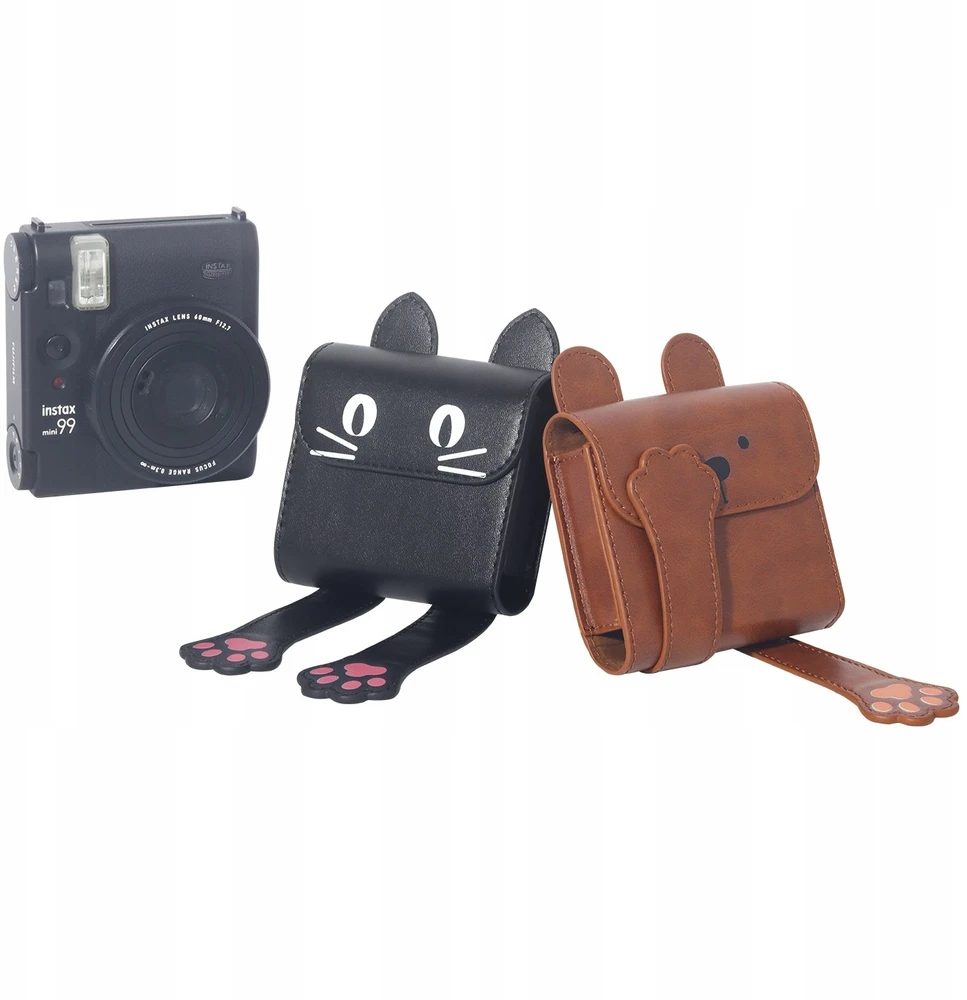 Dėklas LoveInstant Dėklas Futerał Na Zdjęcia Instax Square Mini Do Fuji Sq1 Sq6 99 41 40 12 11 / Ruda Meškiukas