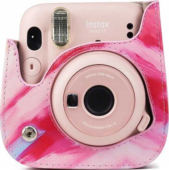 LoveInstant Pouch Dėklas Dėklas Dėklas Fujifilm Instax Mini 11 – teptuko dryžiai