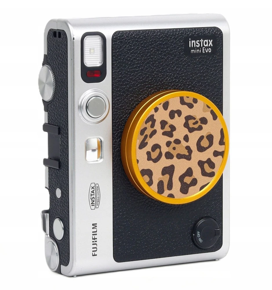 „LoveInstant“ dekoratyvinis lipdukas, skirtas „Fuji Fujifilm Instax Mini Evo“ / 3 m / rudas - leopardo raštas