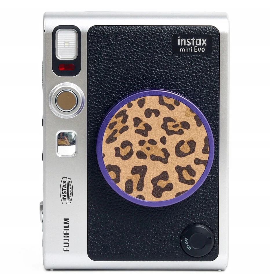 „LoveInstant“ dekoratyvinis lipdukas, skirtas „Fuji Fujifilm Instax Mini Evo“ / 3 m / rudas - leopardo raštas