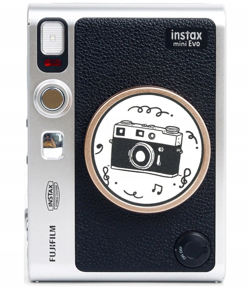 „LoveInstant“ dekoratyvinis lipdukas, skirtas „Fuji Fujifilm Instax Mini Evo“ dėklui, 3 m, retro kamerai