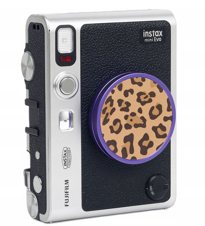 „LoveInstant“ dekoratyvinis lipdukas, skirtas „Fuji Fujifilm Instax Mini Evo“ / 3 m / rudas - leopardo raštas