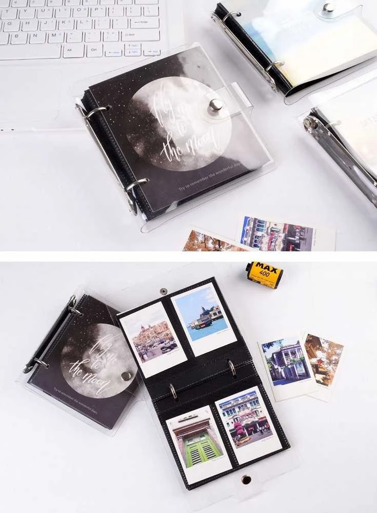 LoveInstant Foto 100vnt - Fujifilm INSTAX albumas mini 11 9 8 7 90 / Mėnulis