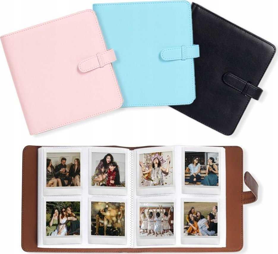 LoveInstant Foto albumas 228vnt į Fujifilm Instax QUARE SQ1 / SQ6 / SQ10 / SQ20 / QUARE Link / SHARE SP3 / Mėlyna