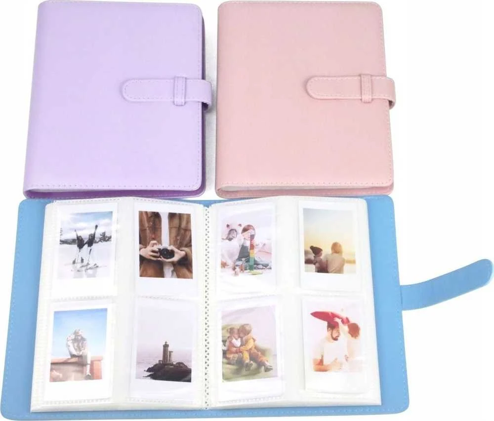 Loveinstant Album Na Zdjęcia 256 Szt. Do Fujifilm Instax Mini 40 12 11 9 8 7 Evo Liplay Link / Sidabrinė Błysk