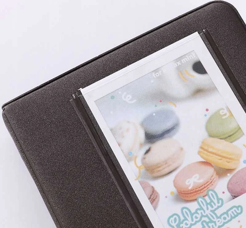LoveInstant Foto albumas 64x į FujiFilm INSTAX MINI 11 9 8 Juoda