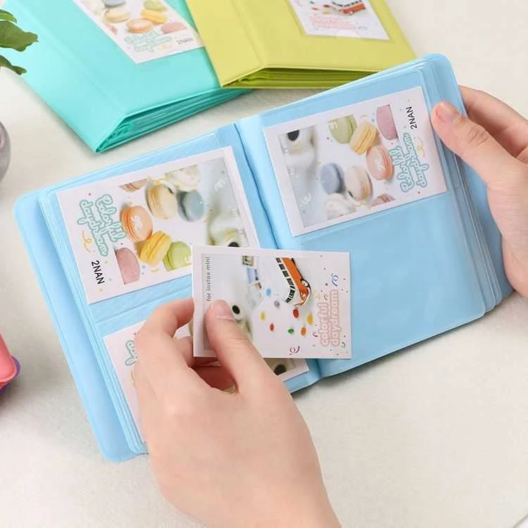 LoveInstant Foto albumas 64x į FujiFilm INSTAX MINI 11 9 8 Juoda
