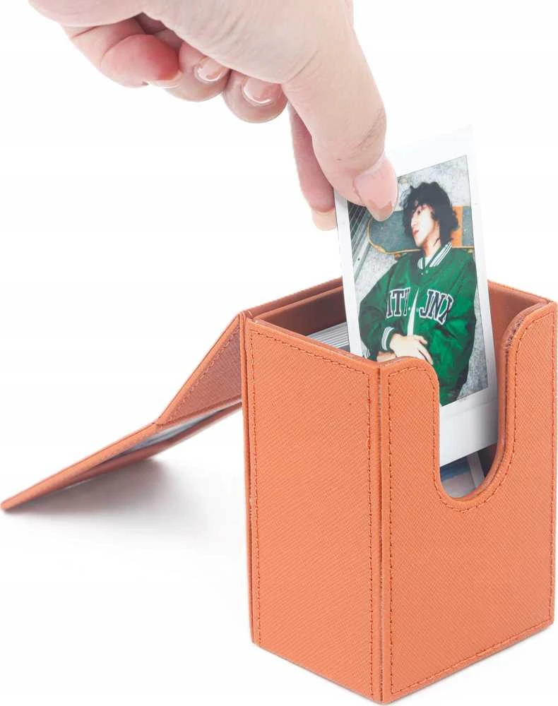 Nuotraukų rėmelis LoveInstant Frame Case Case Box Dėžutė 100x Nuotraukoms Fuji Instax Mini 12 11 40 9 8 7 Evo Link Liplay / Brown