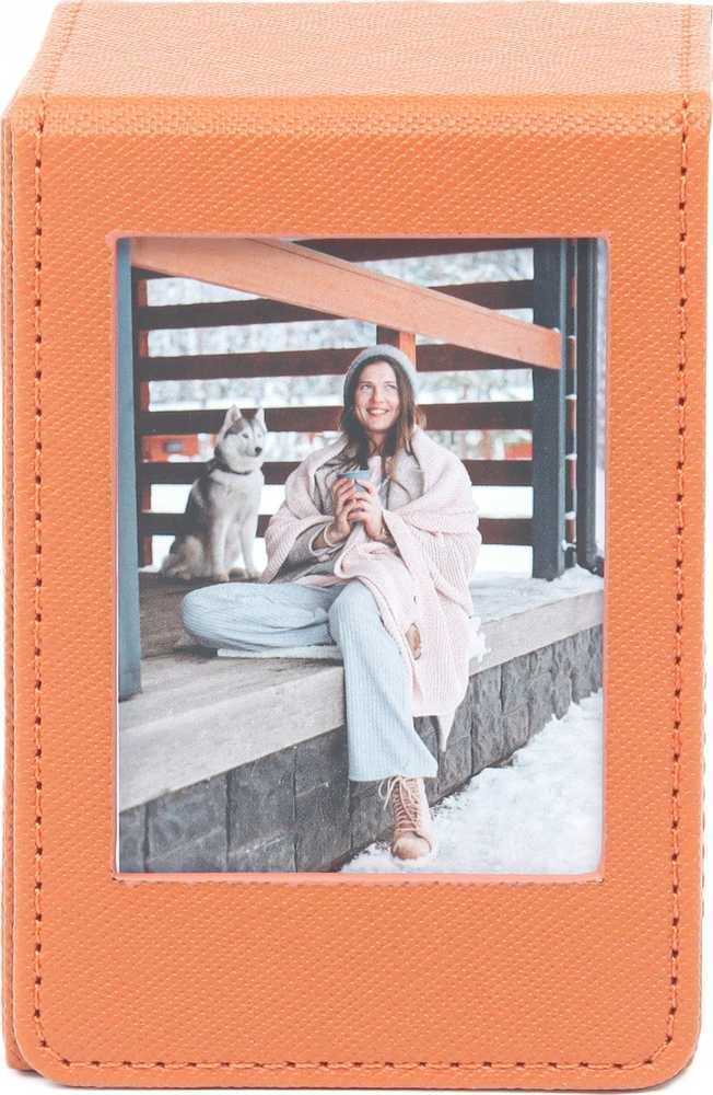 Nuotraukų rėmelis LoveInstant Frame Case Case Box Dėžutė 100x Nuotraukoms Fuji Instax Mini 12 11 40 9 8 7 Evo Link Liplay / Brown
